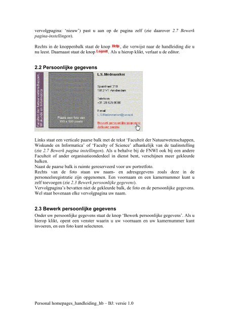 Personal homepages handleiding (Nederlands).pdf