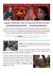 Angelica Zambrano's 2de ervaring in de Hemel en de Hel