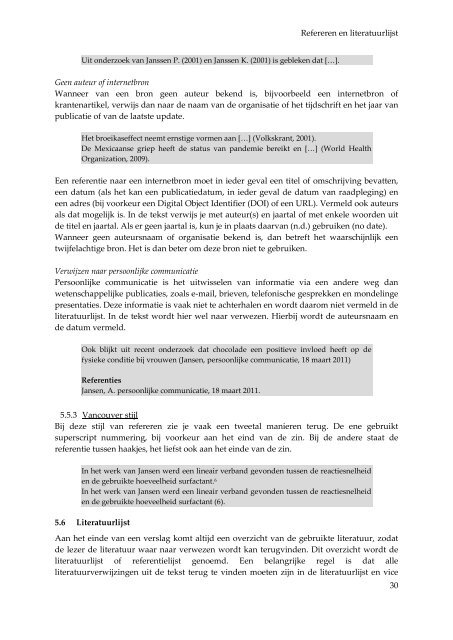 Handleiding Wetenschappelijke Verslaglegging - Universiteit van ...