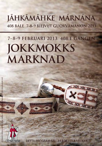 Jokkmokks marknad program (pdf) - Sveriges Radio