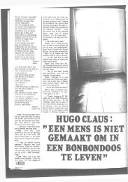 (citaat: HUGO CLAUS : 