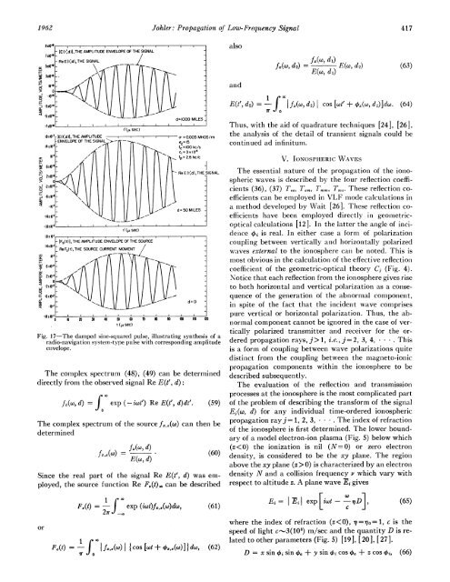 Propagation Low-Frequency