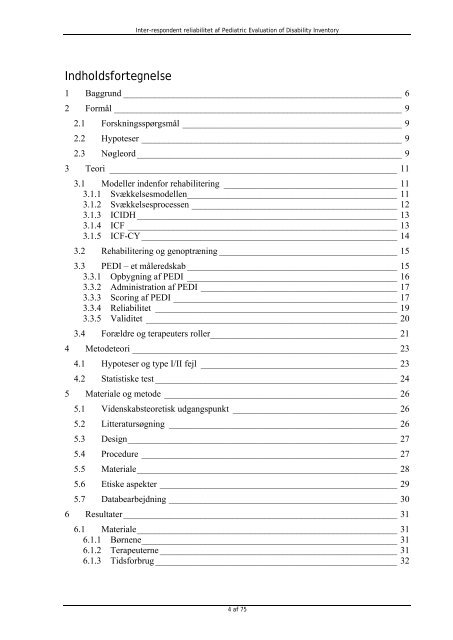 Download hele bachelorprojektet - Danske Fysioterapeuter