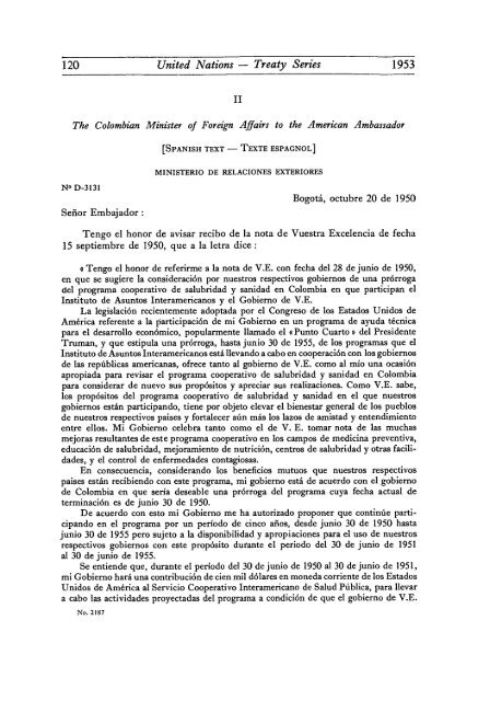 Treaty Series Recueil des Traites - United Nations Treaty Collection