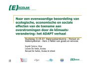 Naar een evenwaardige beoordeling van ecologische ...