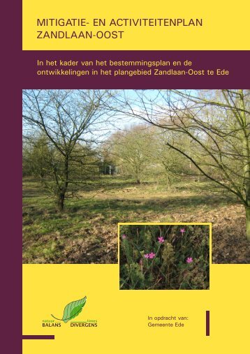 mitigatie- en activiteitenplan zandlaan-oost - Gemeente Ede