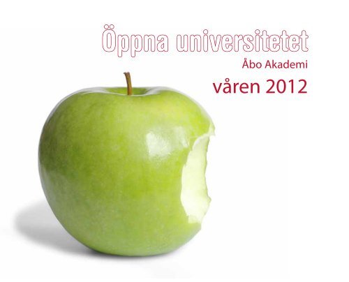 Kurskatalog våren 2012 - Åbo Akademi