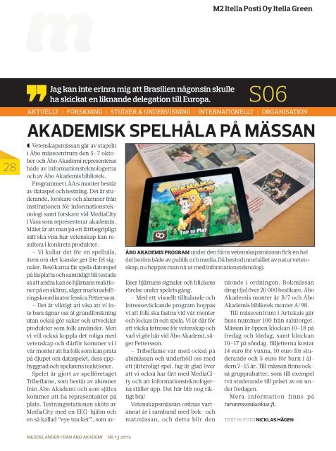 Hela den tryckta tidningen som en pdf-fil (ca 1000 KB) - Åbo Akademi