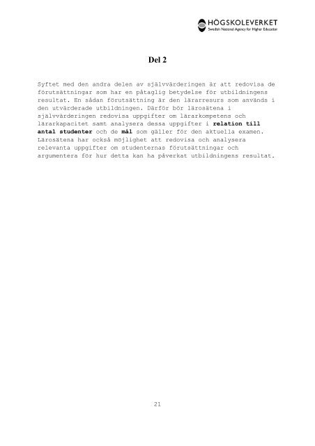 Högskoleverkets kvalitetsutvärderingar 2011 – 2014 - Södertörns ...