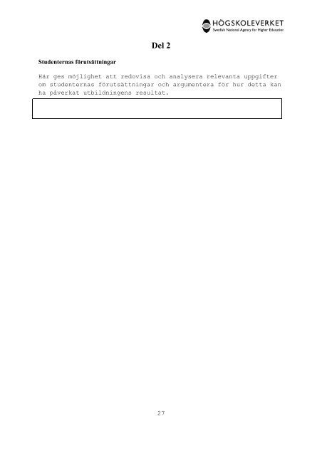Högskoleverkets kvalitetsutvärderingar 2011 – 2014 - Södertörns ...