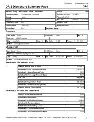 DR-2 Disclosure Summary Page