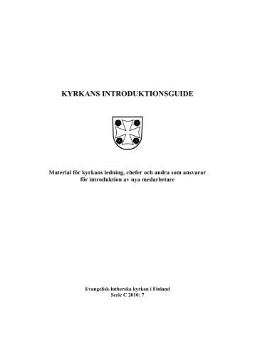 kyrkans introduktionsguide - Sakasti