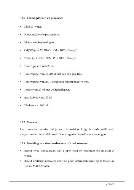 Practicumnota's Instrumentele Analyse - Universiteit Antwerpen