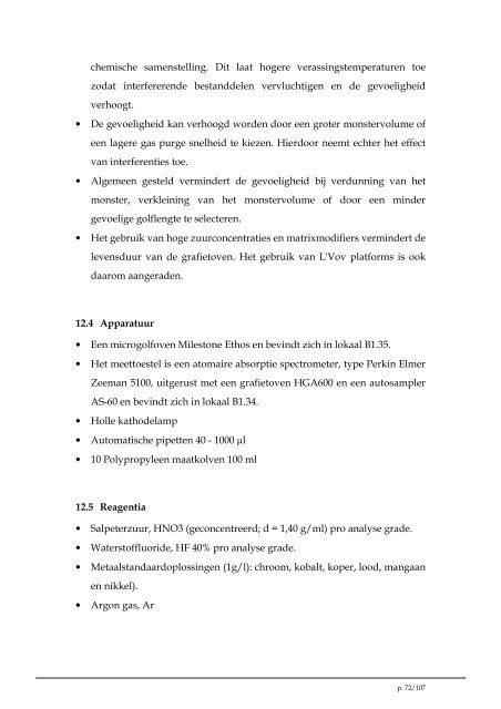 Practicumnota's Instrumentele Analyse - Universiteit Antwerpen