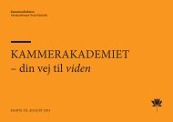 KAMMERAKADEMIET – din vej til viden - Kammeradvokaten