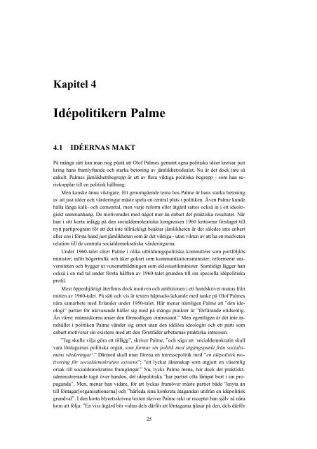 Olof Palmes inrikespolitiska id´earv