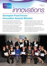 Grampian Food Forum Innovation Awards Winners - Aberdeenshire ...