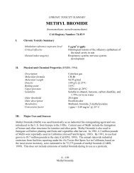 METHYL BROMIDE - OEHHA