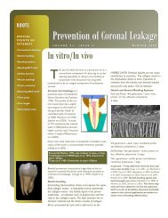 Prevention of Coronal Leakage - The EndoExperience