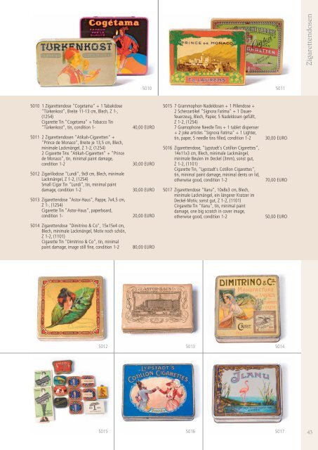 4. Auktion für historische Reklame und Schreibgeräte - Antico Mondo
