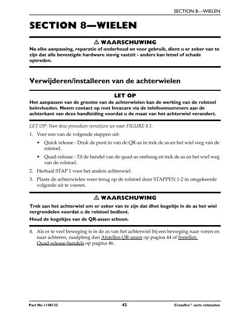 Manual Crossfire.pdf - Invacare