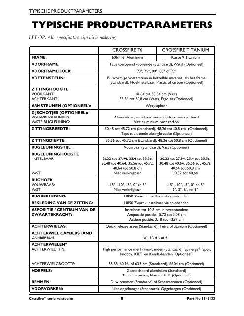 Manual Crossfire.pdf - Invacare