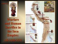 Warfare and Human Sacrifice in the Inca Empire: - Smu