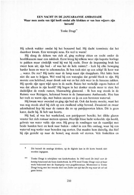 EEN NACHT IN DE JANUARAANSE AMBASSADE Waar ... - Groniek