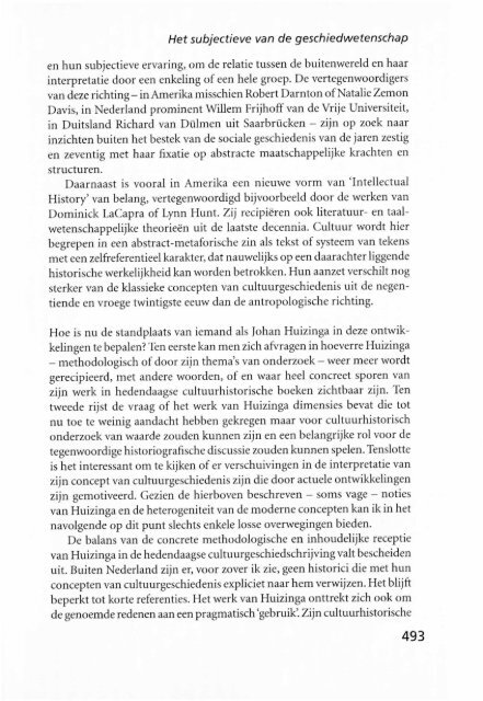 Het subjectieve van de geschiedwetenschap - Groniek