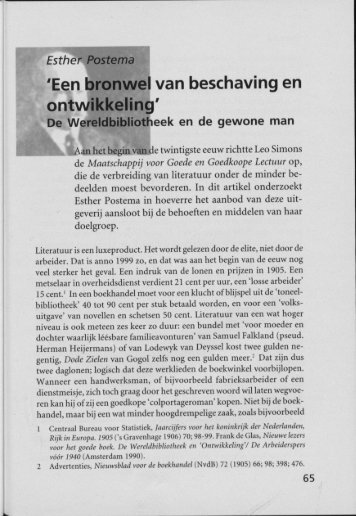 Een bronwel van beschaving en ontwikkeling - Groniek