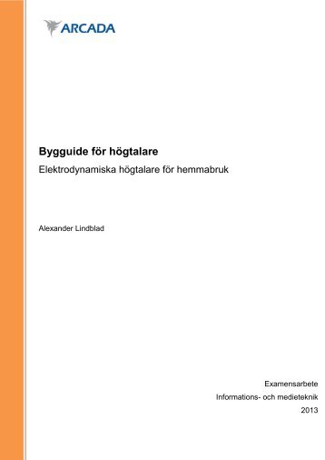 Bygguide för högtalare - Theseus