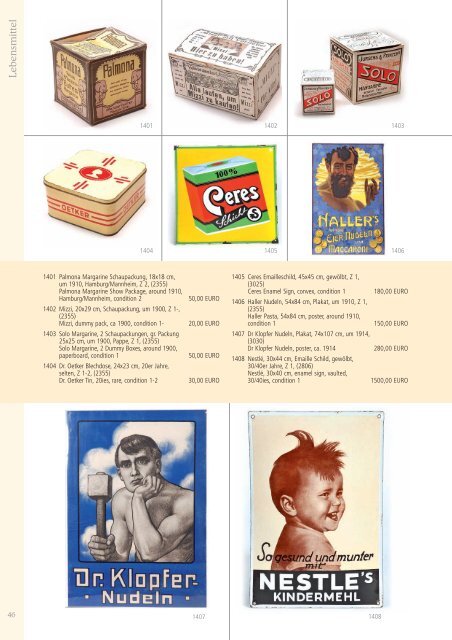 Katalog Reklame Teil 3 - Antico Mondo