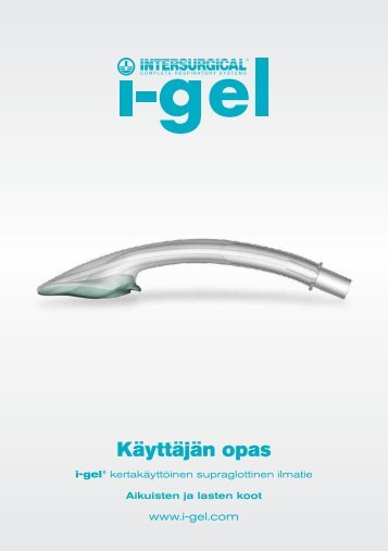 Käyttäjän opas - i-gel - Intersurgical