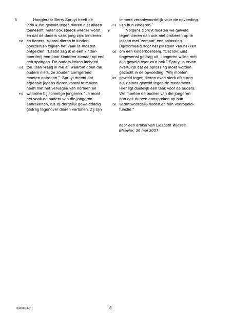 Tekstboekje examen VMBO-MAVO-C 2003 - Kennisnet