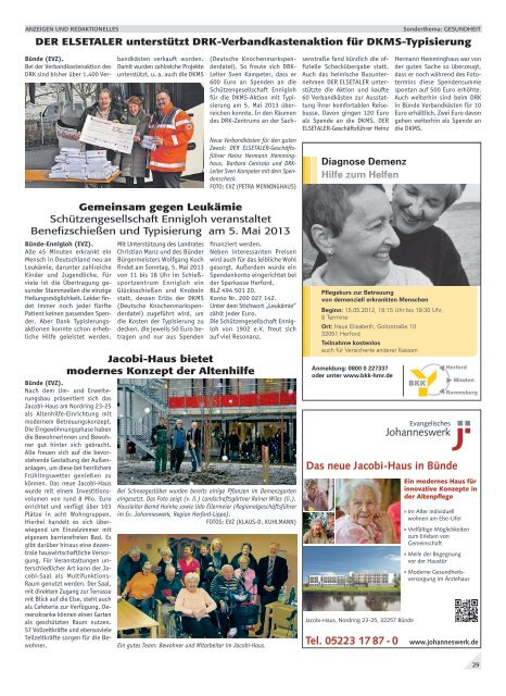 Bünde April 2013 - EXTRABLATT VOM ZEITUNGSJUNGEN