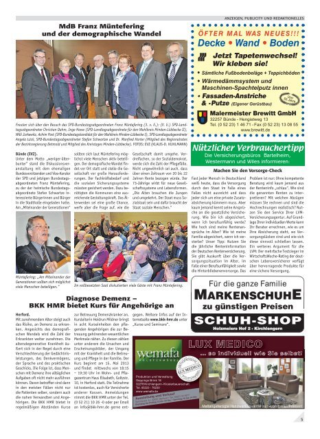 Bünde April 2013 - EXTRABLATT VOM ZEITUNGSJUNGEN