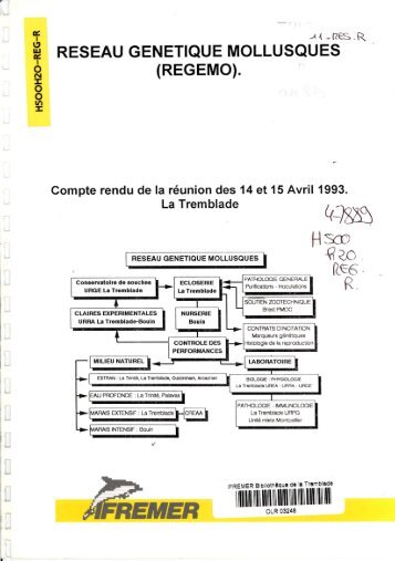 Compte rendu de la réunion des 14 et 15 Avril ... - Archimer - Ifremer