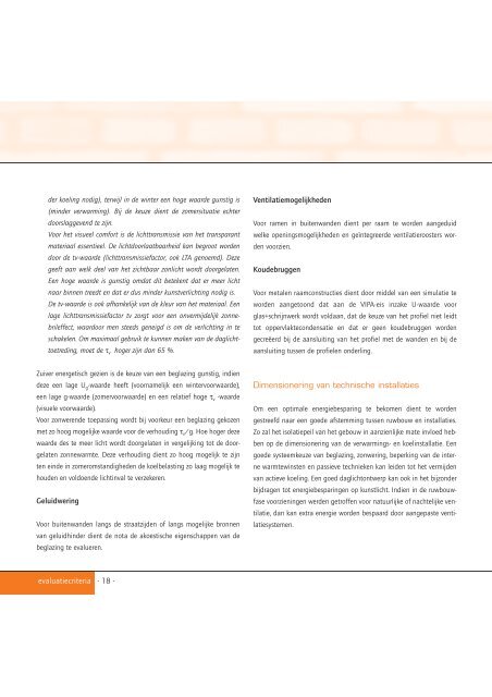 Evaluatiecriteria ecologisch bouwen