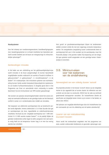 Evaluatiecriteria ecologisch bouwen