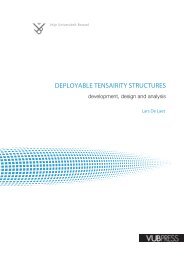 DEPLOYABLE TENSAIRITY STRUCTURES - Vrije Universiteit Brussel