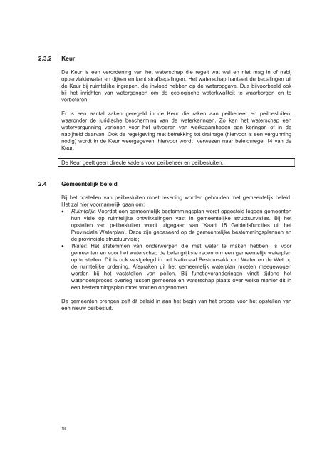 Beleidsnota peilbeheer (pdf 2144 Kb)