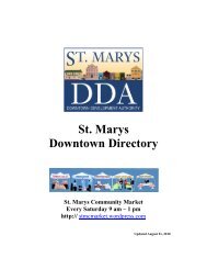 St. Marys Downtown Directory