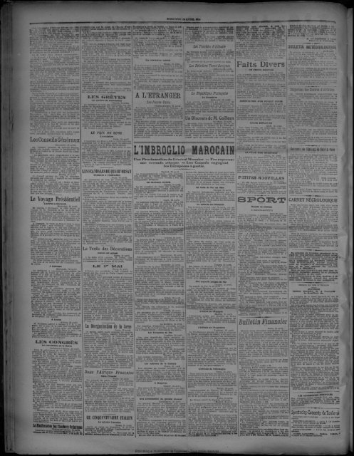 26 Avril 1911 - Bibliothèque de Toulouse