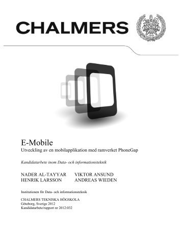 E-Mobile - Chalmers tekniska högskola