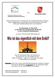 Flyer Erdöl - Gemeinde Cölbe