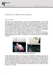Aufnahme von OBD-2-Informationen - HEAD acoustics