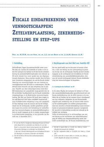 fiscale eindafrekening voor vennootschappen ... - Deloitte - Deloitte