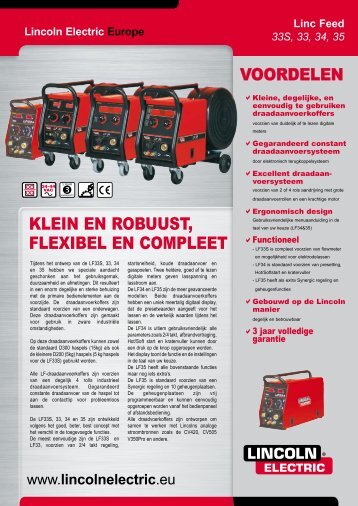 Klein en robuust, Flexibel en Compleet - Lincoln Electric