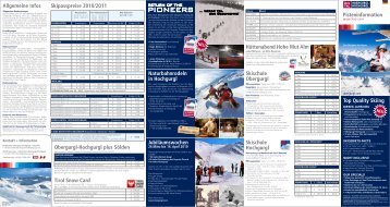 Sportshop / Verleih / Service / Mode - direkt in Ihrer Nähe ... - Sölden