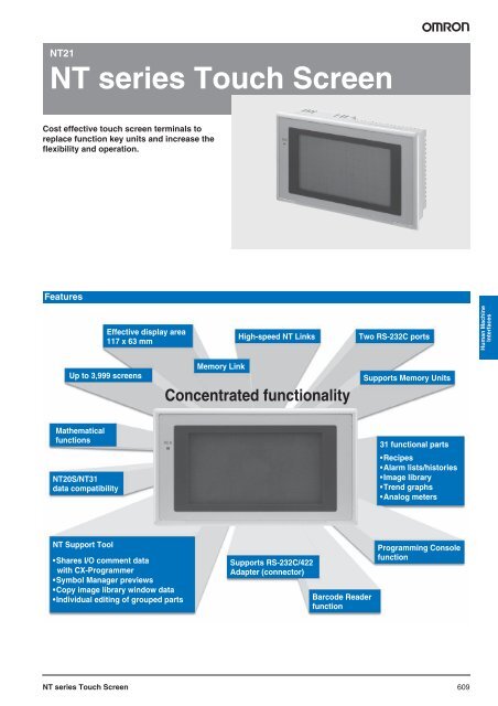 NT series Touch Screen